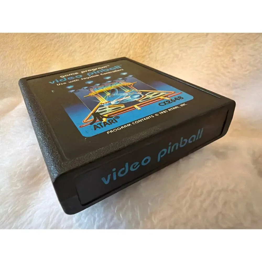 Vintage 1981 Video Pinball Atari 2600 Video Game Cartridge CX2648